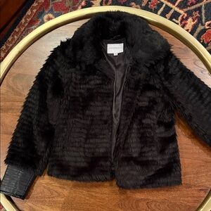 Katherine Barclay Black Teddy Jacket